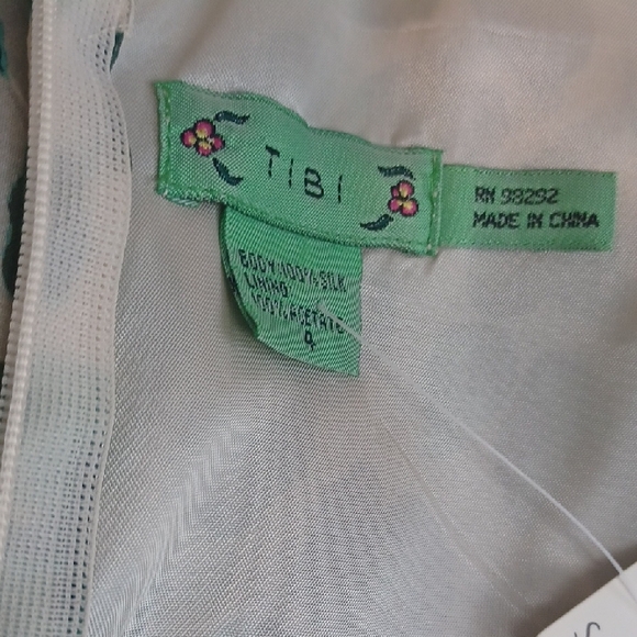 Tibi Sleeveless Silk Sheath Dress NWT - Picture 11 of 11